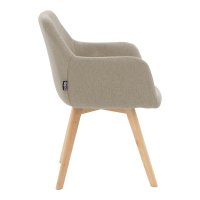 Scaun Nasima Bej 57x58x84 cm - Confort si Stil pentru Dining si Birou - 3