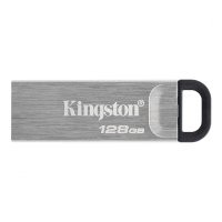 Kingston DataTraveler Kyson 128GB USB Flash Drive, USB 3.2, Argintiu - 1