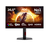 Monitor AOC Q27G4ZDR Gaming, 26.5 inch, Rezolutie 2560 x 1440, Culoare Negru/Rosu, Garantie 3 Ani - 1