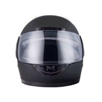 Casca moto/scuter Full face unisex, cu viziera, FIXATO, marime universala 56-62cm, neagra - 1