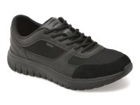 Pantofi sport GEOX negri, U65N4B, din material textil - 1