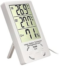 Termometru Multifunctional cu Ceas si Senzor de Umiditate TA298 - 1