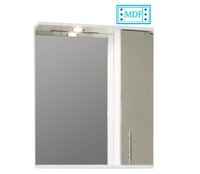 Oglinda seria 020, front MDF, taupe, 60x71 cm - 1