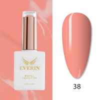 Oja Semipermanentă Everin Royal Collection 10 ml – 38 Royal Coral Glow | Corai Cald Fresh - 1