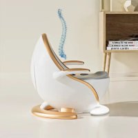 Olita pentru copii cu senzori de lumini anti-alunecare vas detasabil usor de curatat manere ajustabile sezut moale gold - 3