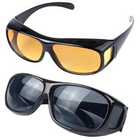 Set Ochelari HD VISION pentru Condus Zi/Noua Unisex - 2 Perechi - 1