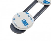 Set 2 sigurante mini universale BabyJem pentru usi si dulapuri - Antracit - 5