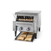 Toaster / prajitor paine Profesional tip tunel, 2240 W, corp Inox, Hendi, 418x368x(H)387 mm - 1