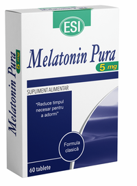 Melatonina Pura Esi Spa, 5 mg, 60 tablete pentru un somn odihnitor - 1