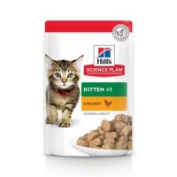 HILL'S SCIENCE PLAN Kitten, Pui, plic hrană umedă pisici junior, (în sos), 85g - 2