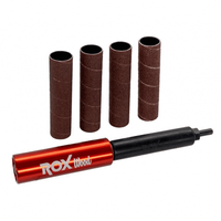 Set de slefuire cu mandrina si accesorii ROX Wood 153ROX0192, 25 mm, 5 piese - 1