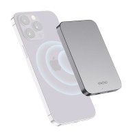 Baterie Externa HINOVO MB1-5000 Magsafe Power Bank 5000mAh pentru iPhone - Incarcare Wireless si Magnetica - 1