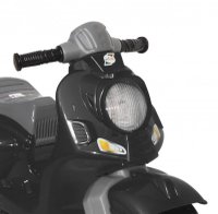 Scooter Mini Novokids Vespa pentru Copii - Negru, Fara Pedale, Suporta 30 kg, Roti Largi pentru Stabilitate - 4