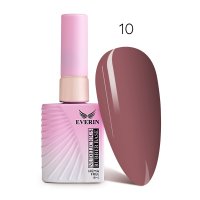 Rubber Base Everin Nudelicious 10 – Bază rubber Nude Roz-Mov Închis, HEMA &amp; TPO Free, 15ml - 1