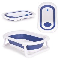 Cadita de baie cu dop de scurgere Ecotoys HA-B27 albastru - 6