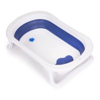 Cadita de baie cu dop de scurgere Ecotoys HA-B27 albastru - 2