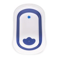 Cadita de baie cu dop de scurgere Ecotoys HA-B27 albastru - 3