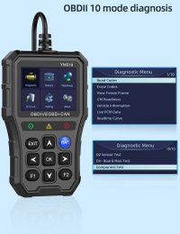 Tester auto de diagnoza OBD2 Techstar YM519, Resetare erori, Test baterie, Scanare coduri eroare motor, Citire parametri - 6
