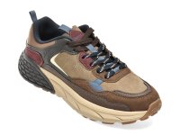 Pantofi sport barbati JEEP 62080, maro, din piele ecologica - 1