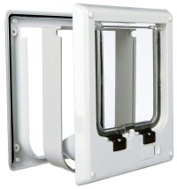 Usa Electromagnetica pentru Pisici Trixie, 4-Way, 21.1x24.4 cm, Alb, Model 3869 - 1