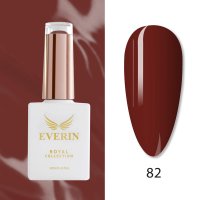 Oja Semipermanentă Everin Royal Collection 10 ml – 82 Royal Brown Red | Maro-Roșcat Cald Elegant - 1