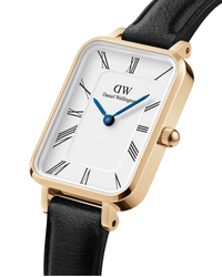 Ceas de dama Daniel Wellington Quadro Sheffield DW00100692, auriu si negru - 3
