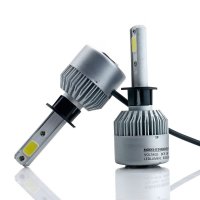 Set 2 LED-uri Auto Techstar® S2, H1, 36w, 4000 Lumeni, 6500K, AUTO, 12-24 Volti, COB, Canbus - 2
