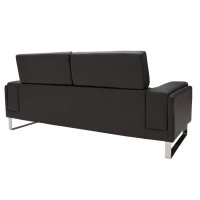 Canapea Shea 3 Locuri Negru 198x80x87 cm - 5
