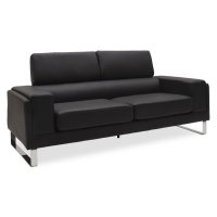 Canapea Shea 3 Locuri Negru 198x80x87 cm - 1