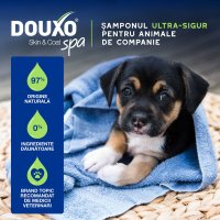 DOUXO SPA Puppy, șampon câini junior, hidratant, hipoalergenic, Vanilie și Nucă de cocos, flacon, 250ml - 5