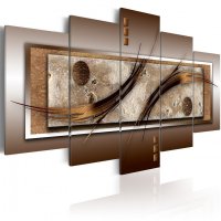Tablou - Delicate shapes and warm colors 100x50 cm - 1