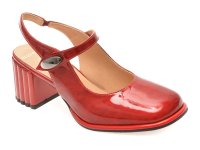 Pantofi eleganti EPICA 6020445 rosii din piele naturala lacuita - 1