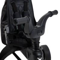 Tricicleta pentru copii Doona Liki Trike Midnight Editie limitata, ultrapliabila in 3 secunde, spatar reglabil,copertina cu protectie UV, frana de picior si roti din cauciuc Eva - 4