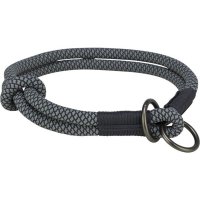 Trixie Zgarda Coarda, S - M: 40 cm/ 10 mm, Negru/ Gri - 1