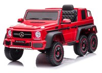Masinuta electrica Mercedes G63 6x6 210W 12V 10Ah Premium, culoare rosie - 1