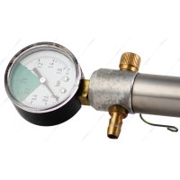 Pompa pneumatica Eno din inox cu manometru pentru garniturile capacelor flotante - 1