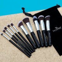 Set de 10 pensule de machiaj SensoPRO Black cu husa - 3