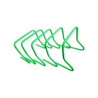 Set 5 obstacole antrenament Team, inaltime 45 cm, verde - 8