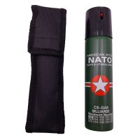 Spray cu piper IdeallStore®, Military Defense, dispersant, auto-aparare, 110 ml, verde - 1