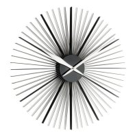 Ceas de perete analog xxl colorat creat de designer model Daisy - 1
