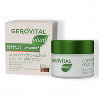 Crema Hidra-Activa Shot cu electroliti Plant, 50 ml, Gerovital - 1