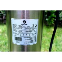 Pompa submersibila din inox, cu plutitor, 125SCM Gmax, 750W, 130 l/min, H ref. 43m - 3