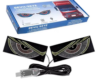 Set 2 Panouri LED Devil’s Eye RGB auto Lumina Decorativa USB - 1