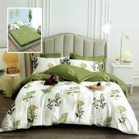 Lenjerie Finet 6 Piese cu Husa pentru Pat 160x200 si 180x200 (HF6P308) - 1