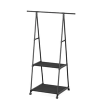 Cuier Haine Cu Suport Pantofi Design Stil Industrial Inaltime 160 Cm - 1