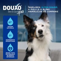DOUXO SPA Ear Cleaner dewaxing, soluție igiena urechilor câini și pisici, hidratantă, hipoalergenică, flacon cu aplicator, 120ml - 5