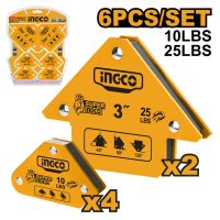 Set Suporturi Magnetice pentru Sudura 6pcs INGCO AMWH6001 - 1