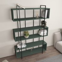 Bibliotecă Bruti Verde 120x180x29.6 cm - 3