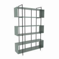 Bibliotecă Bruti Verde 120x180x29.6 cm - 4