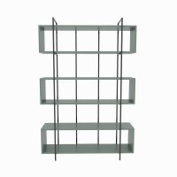 Bibliotecă Bruti Verde 120x180x29.6 cm - 5